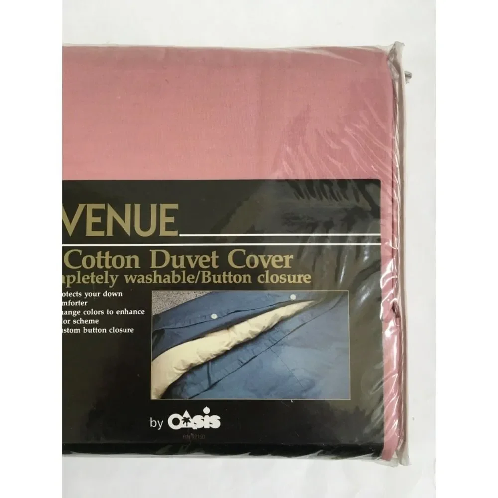 Park Avenue 200 Thread Cotton Duvet Cover Twin Rose NEW